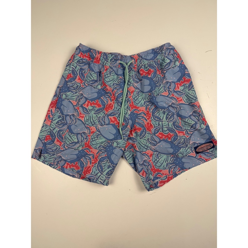 Vineyard Vines Men's Crab Shell Print Swim Trunks Shorts Size XS